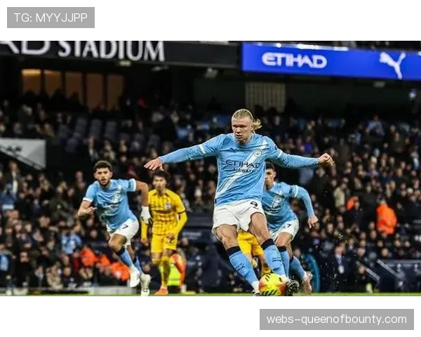 曼城1-1布莱顿，哈兰德点球破门